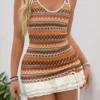 Women's Knit Cami Dress Stripe